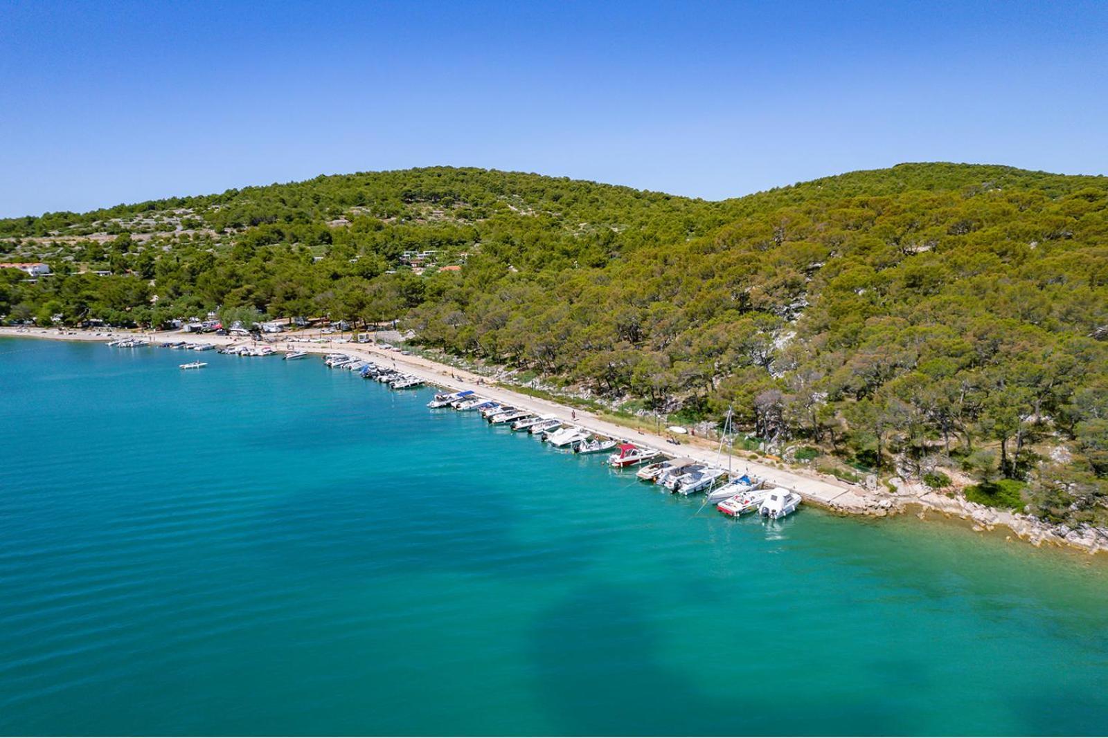 Mobilheim Andrea Wunderschoene Ferienwohnung Direkt Am Meer Jezera Exterior foto